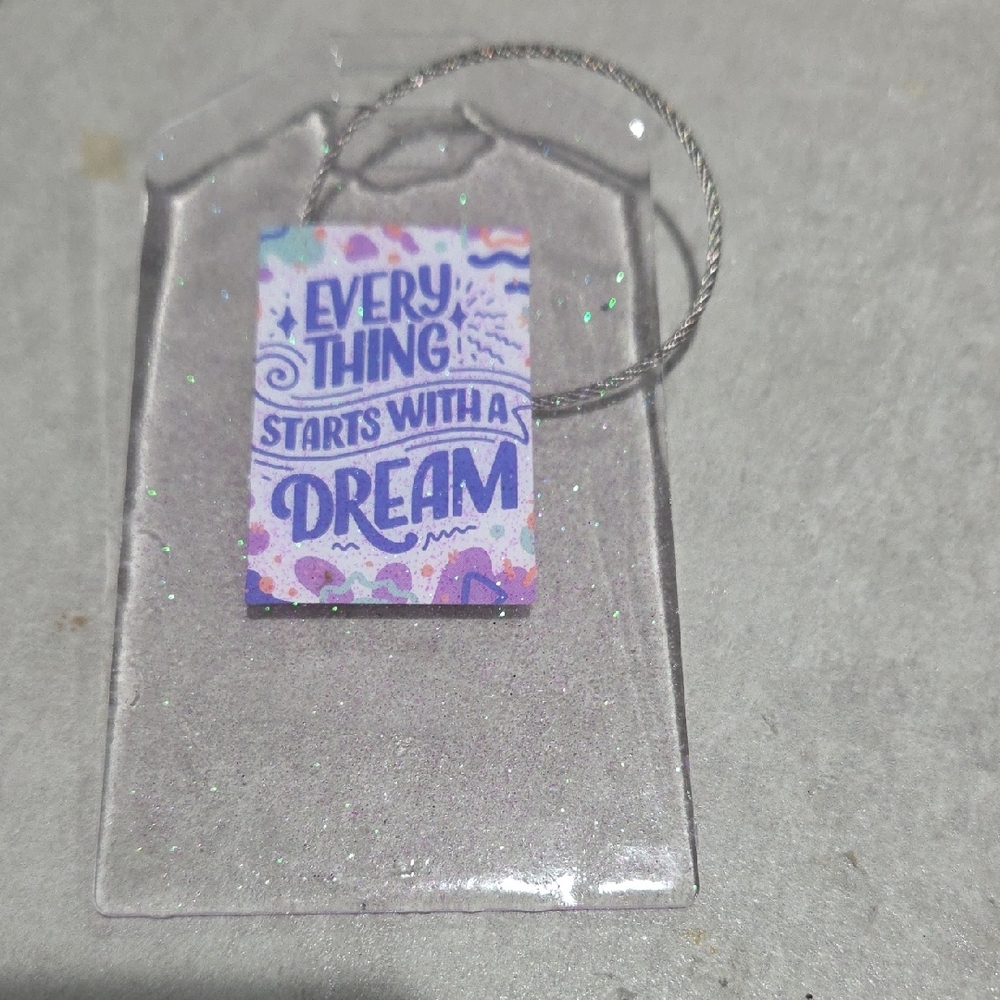 🧳🎒Inspirational with Dream Quote Luggage/Backpack Tag